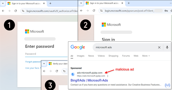 Malvertising Scam Uses Fake Google Ads to Hijack Microsoft Advertising Accounts 